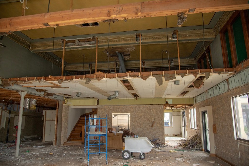 Interior construction of practice