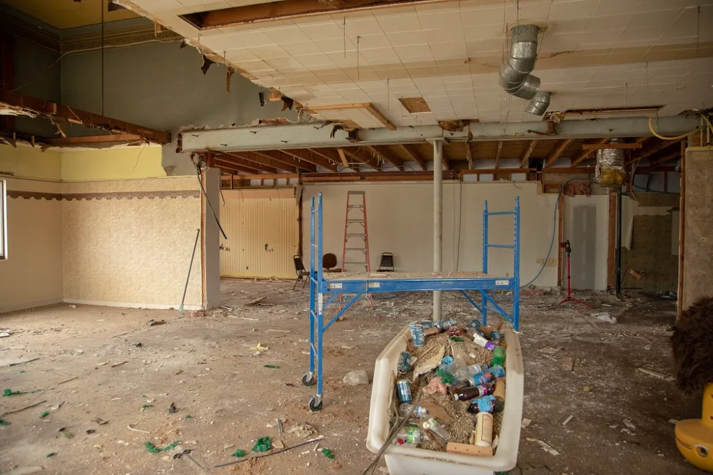 Interior construction of practice