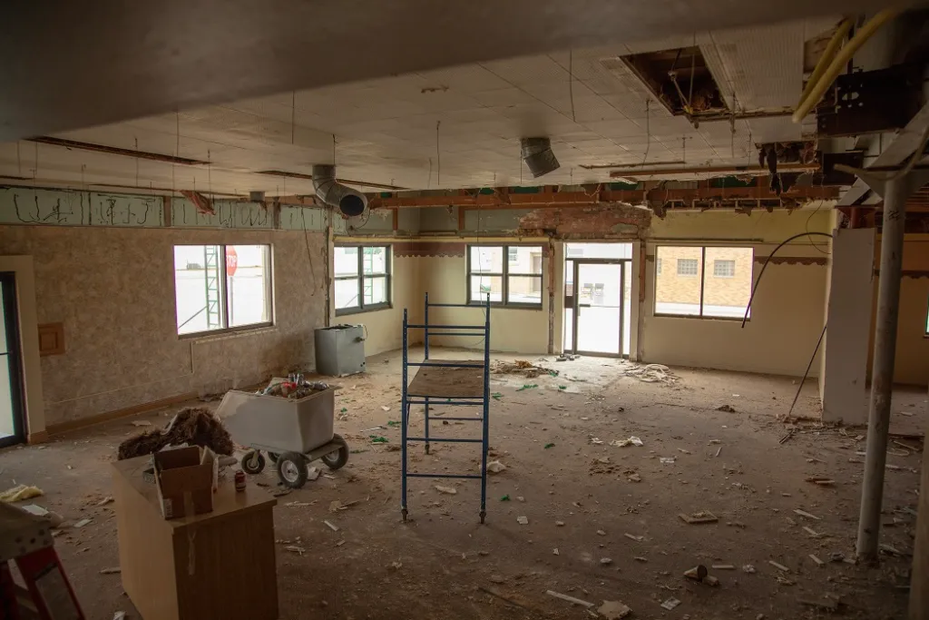 Interior construction of practice