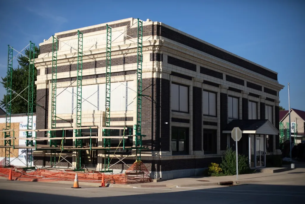 Outside view of practice remodel